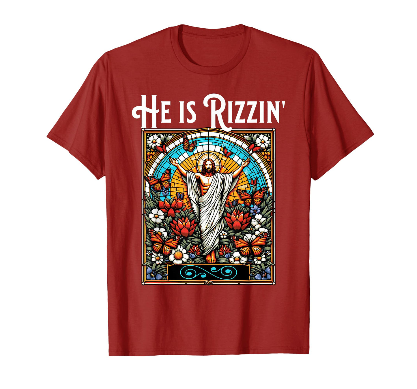 Funny Rizz He is Rizzin Jesus T-Shirt