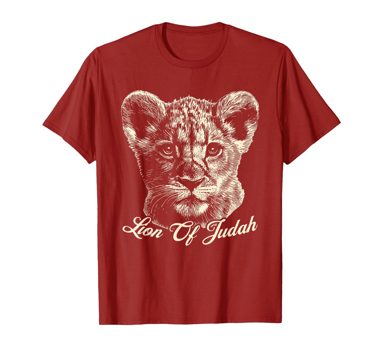 Lion of Judah Religious Christian Inspirational Lion Cub T-Shirt