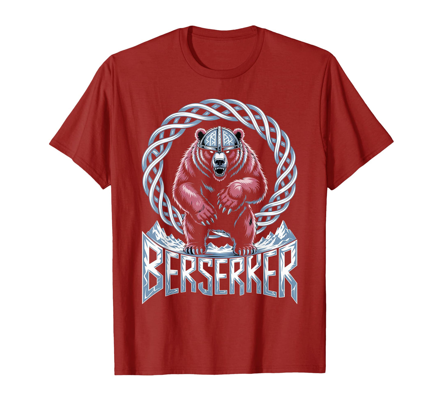 Norse Mythology Berserker Ice Bear Warrior Strength T-Shirt