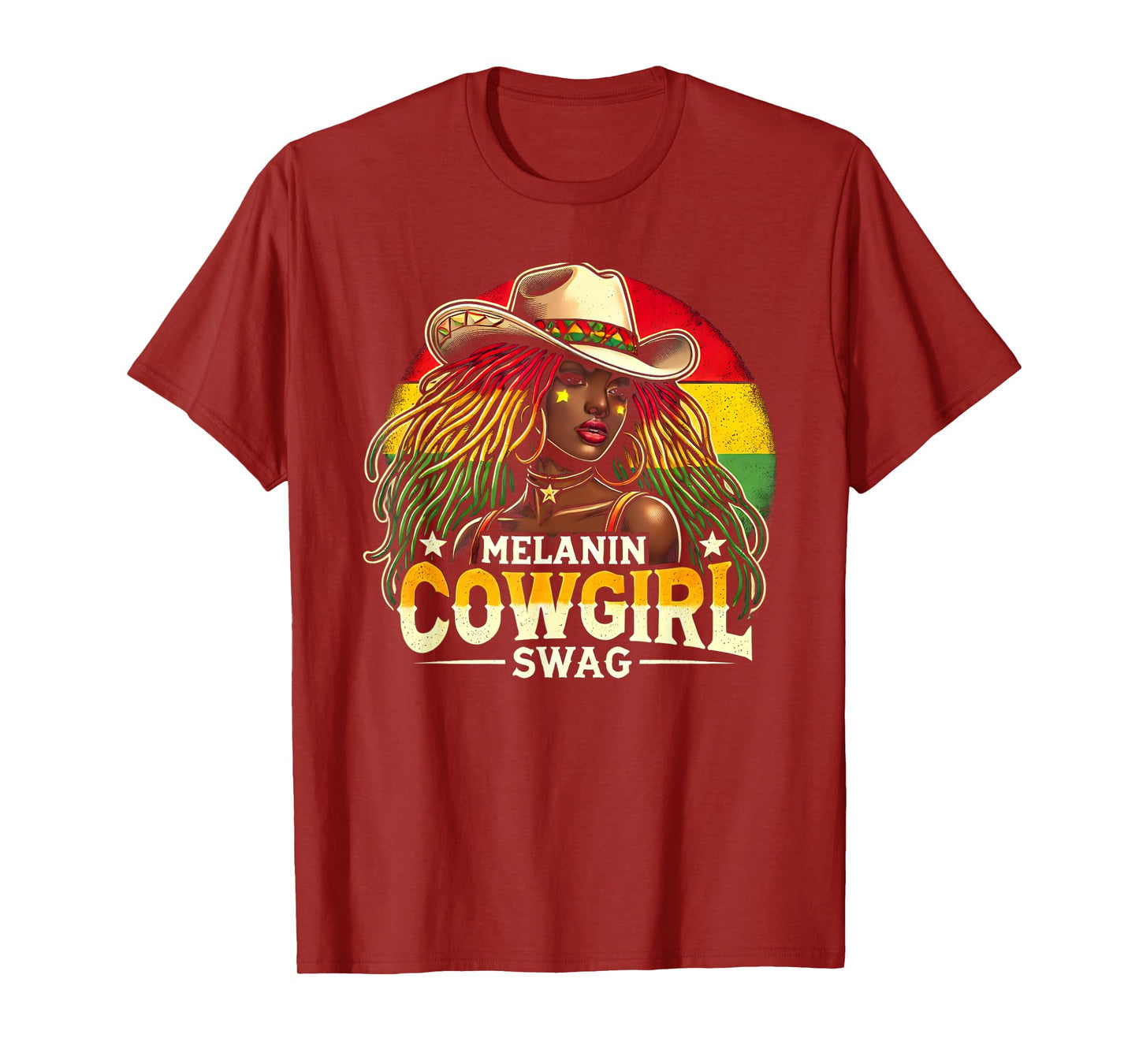 Melanin Cowgirls African Cowgirl Swag T-Shirt