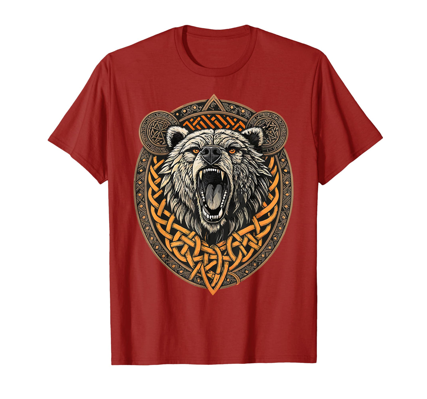 Ancient Viking Knotwork – Berserker Battle Bear T-Shirt