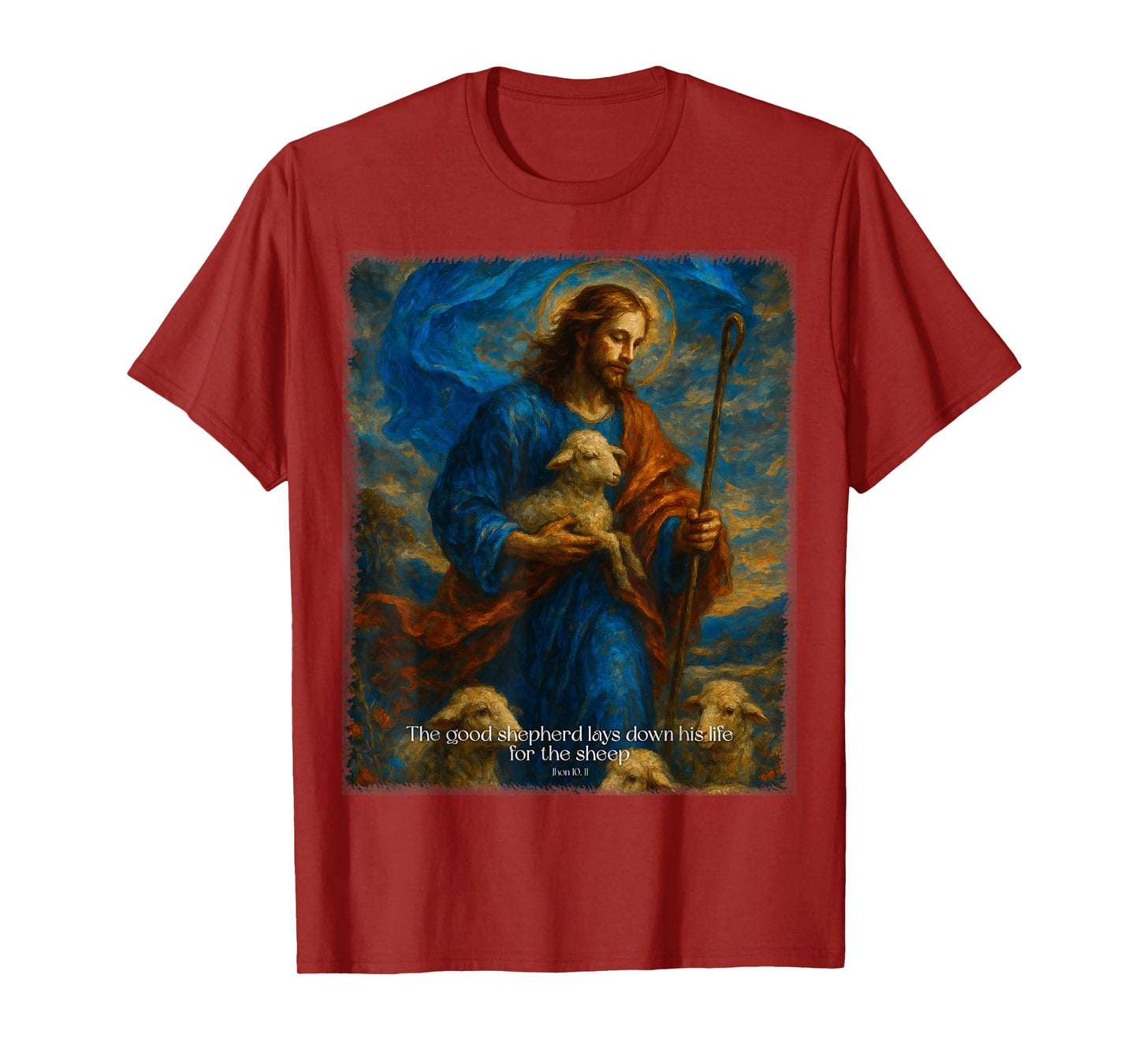 Good Shepherd Bible Verse Christian Faith Design T-Shirt