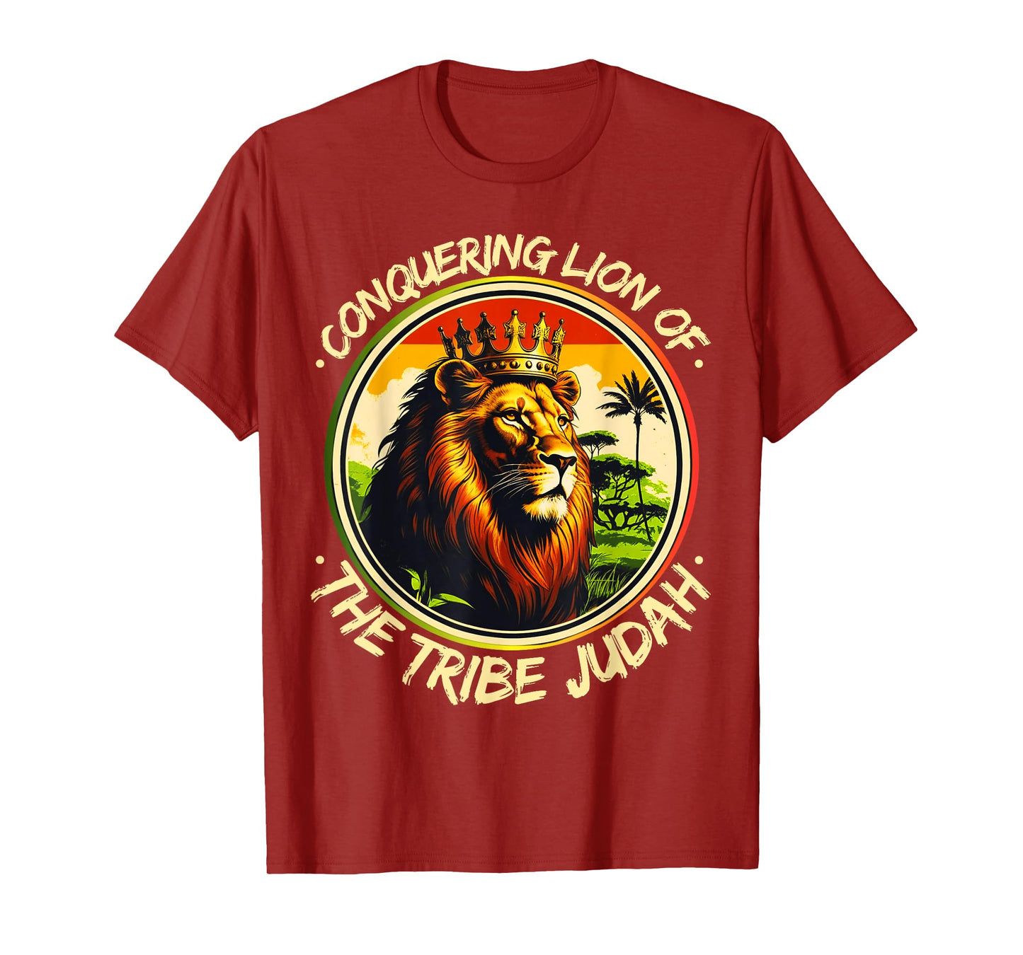 Conquering Lion Of The Tribe Judah Hebrew Israelite YHWH T-Shirt