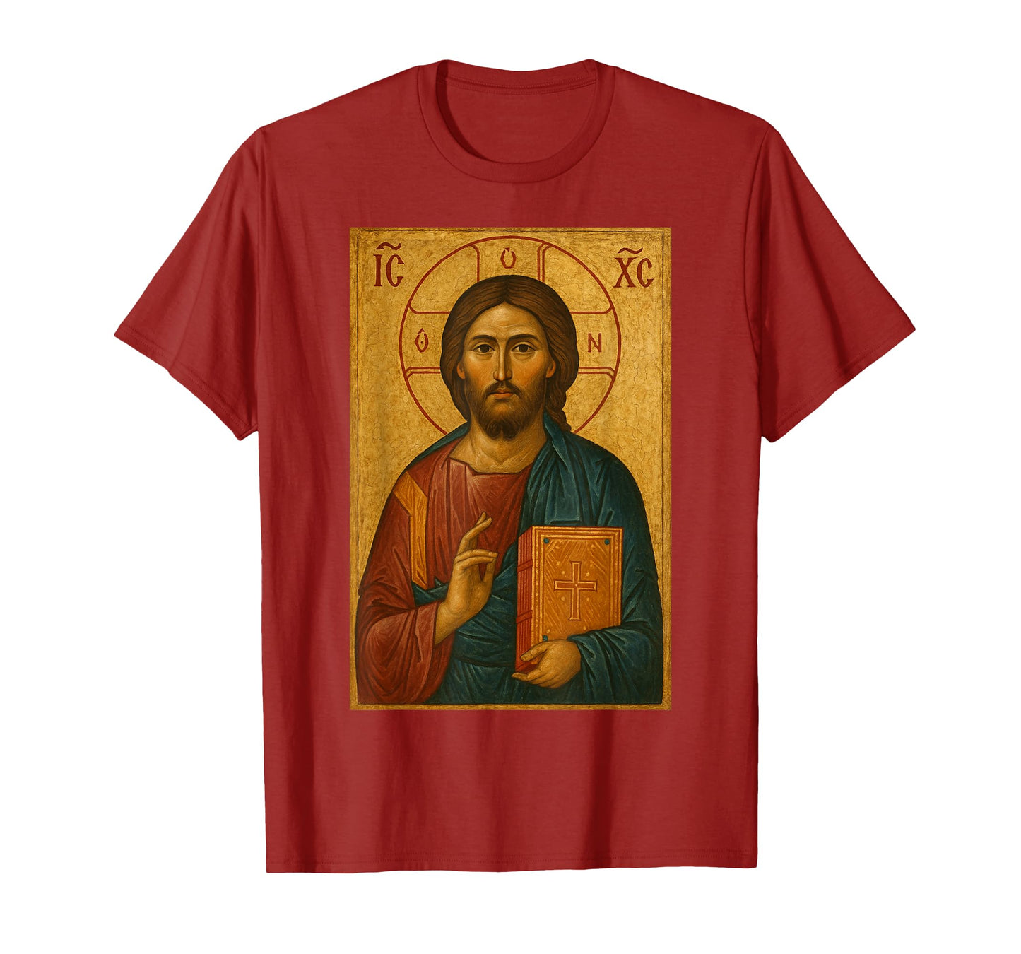 Christ Pantocrator Icon - Orthodox Christ The Teacher T-Shirt