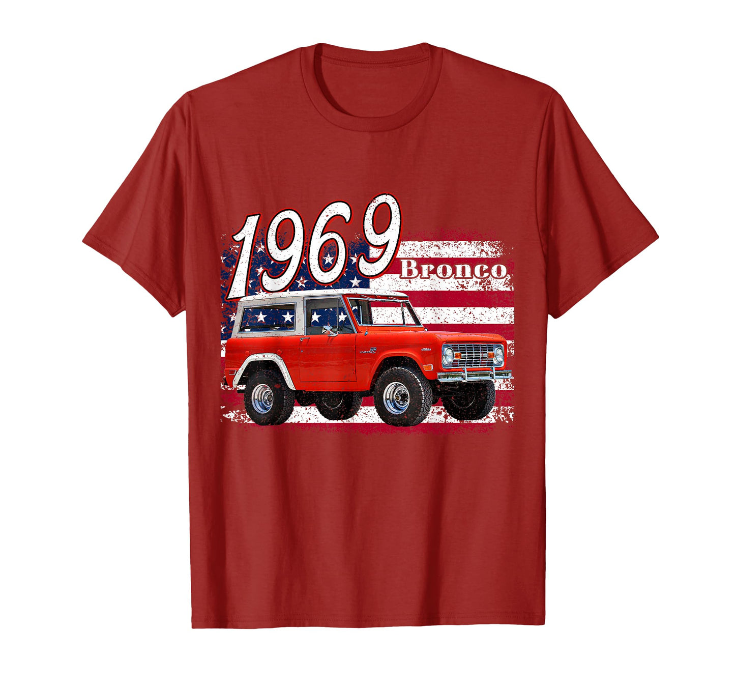 1969 69 Bronco SUV Car T-Shirt