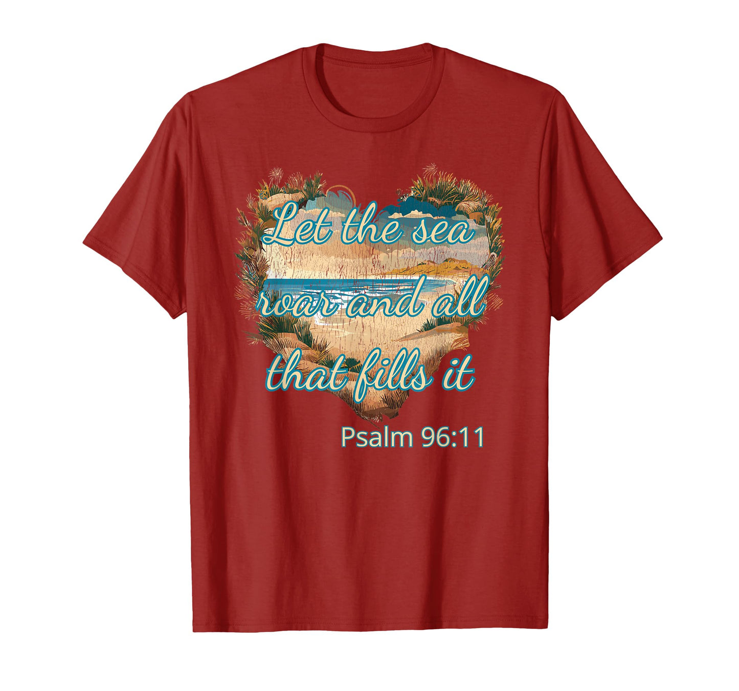Beach Theme Christian Quotes Bible Verse Sayings T-Shirt