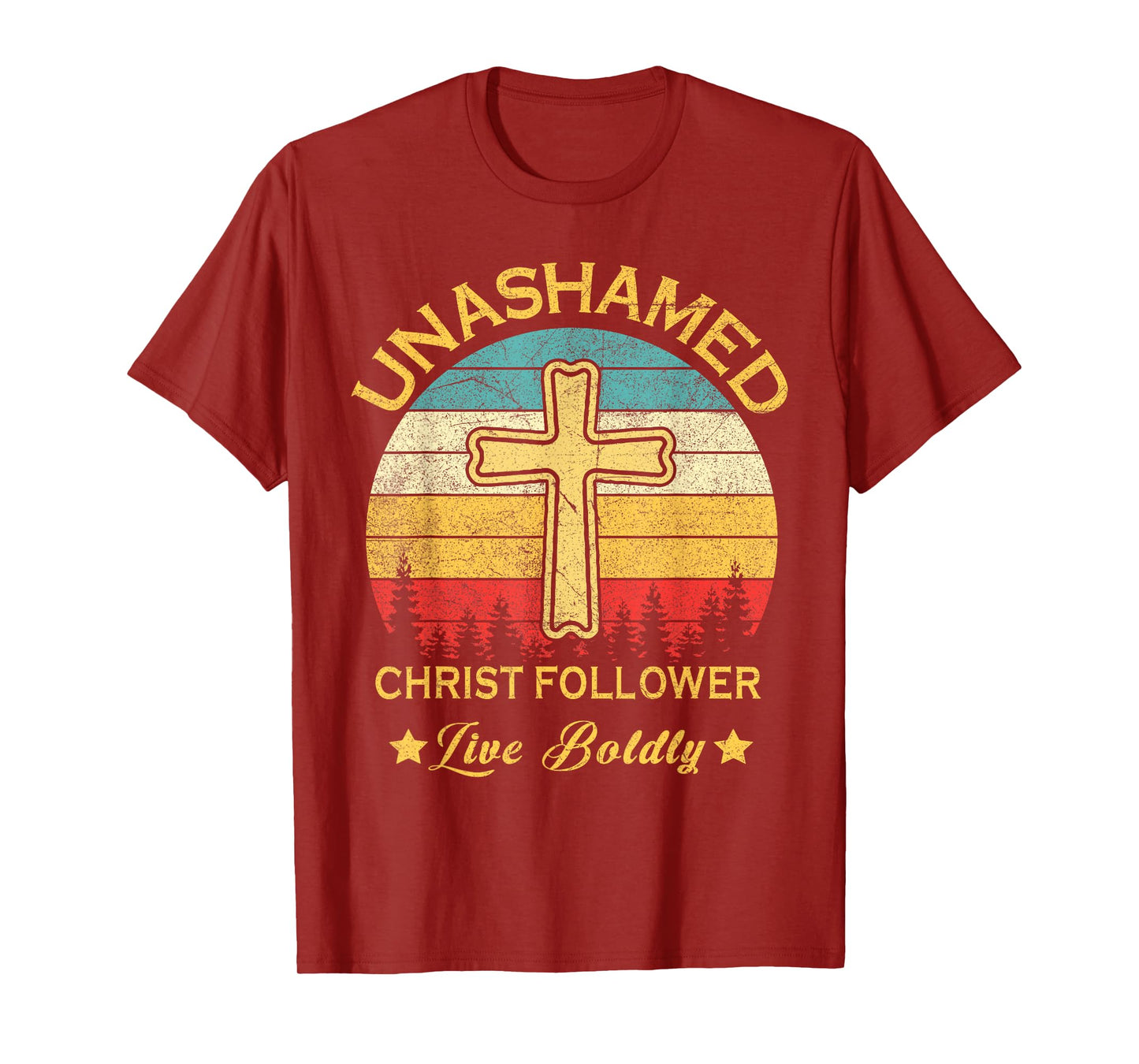 Unashamed Christ Follower Christian Faith Saying Believer T-Shirt