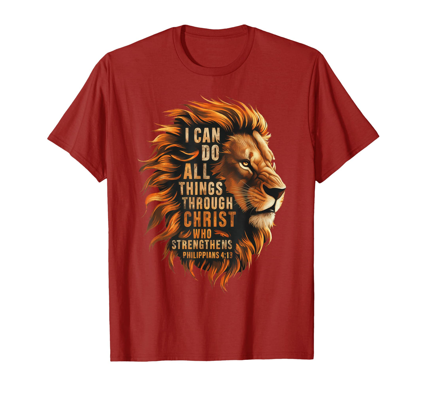 I Can Do Things Through Christ Christian Philippians 4:3 T-Shirt