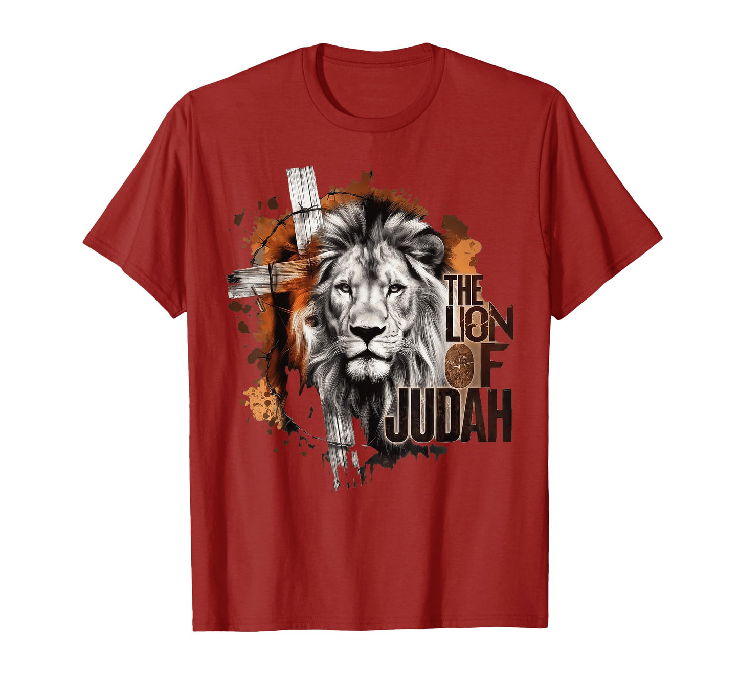 Jesus Lion of Judah Christian Faith for Men and Women T-Shirt