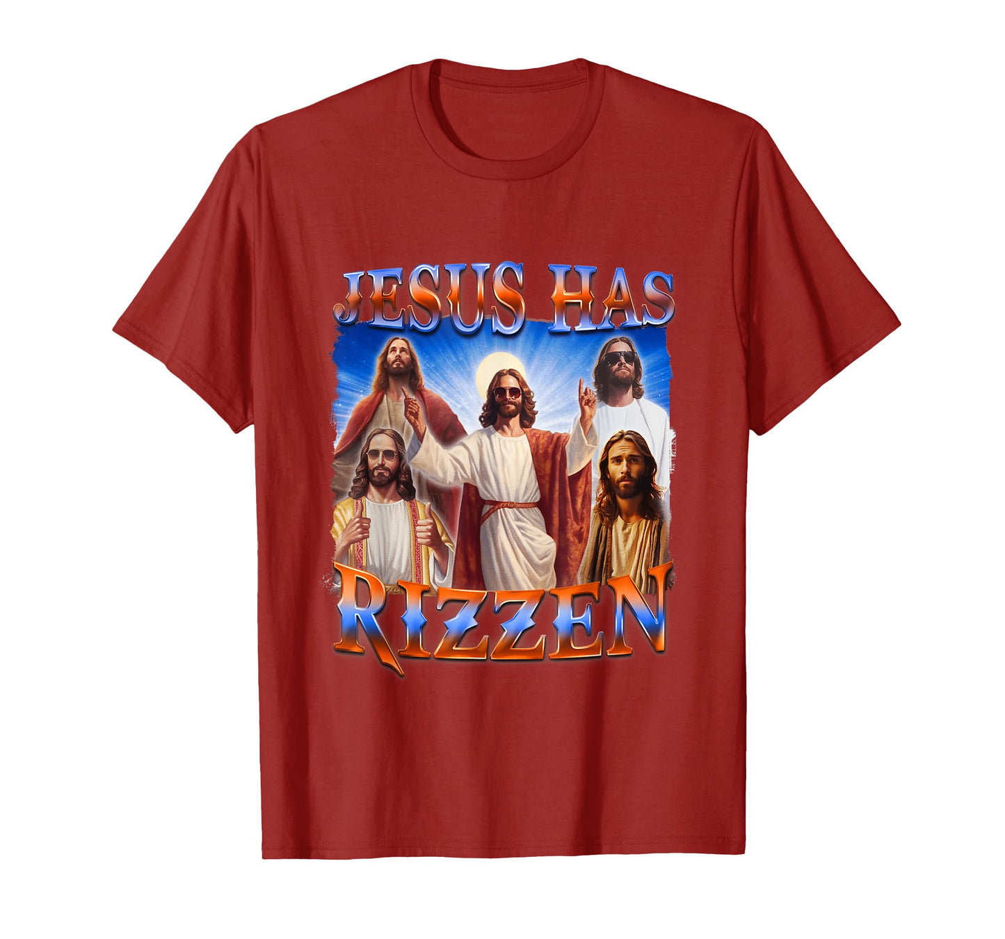 Jesus Has Rizzen Christian Men Women Bible Faith T-Shirt