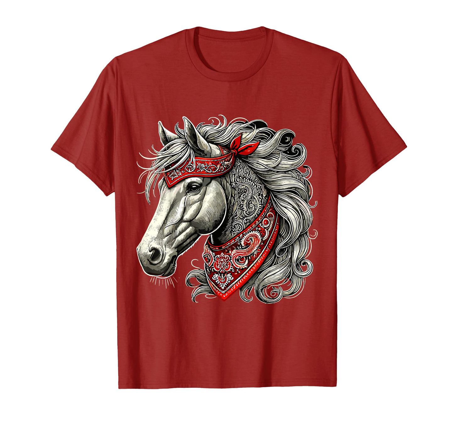 Horse with Bandana T-Shirt