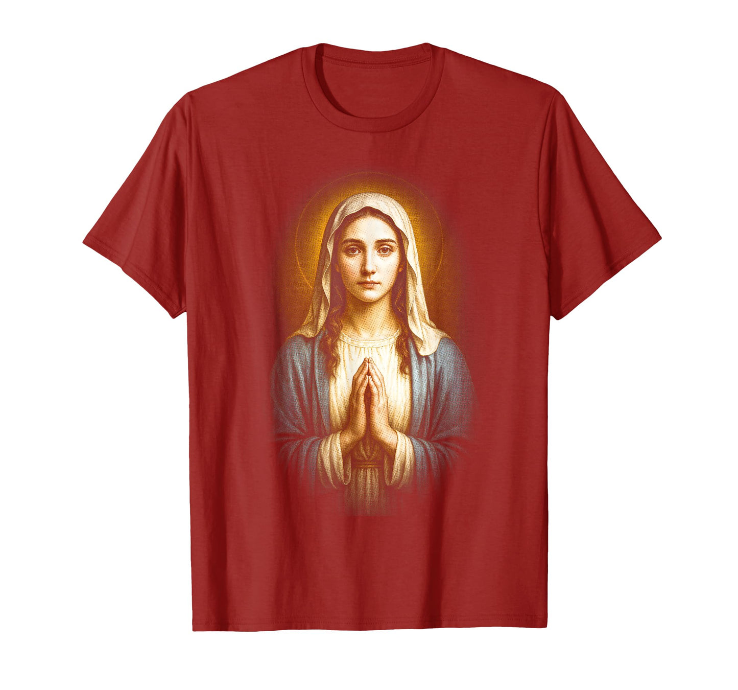 Blessed Virgin Mary Lady Catholic Christian Holy Bible T-Shirt