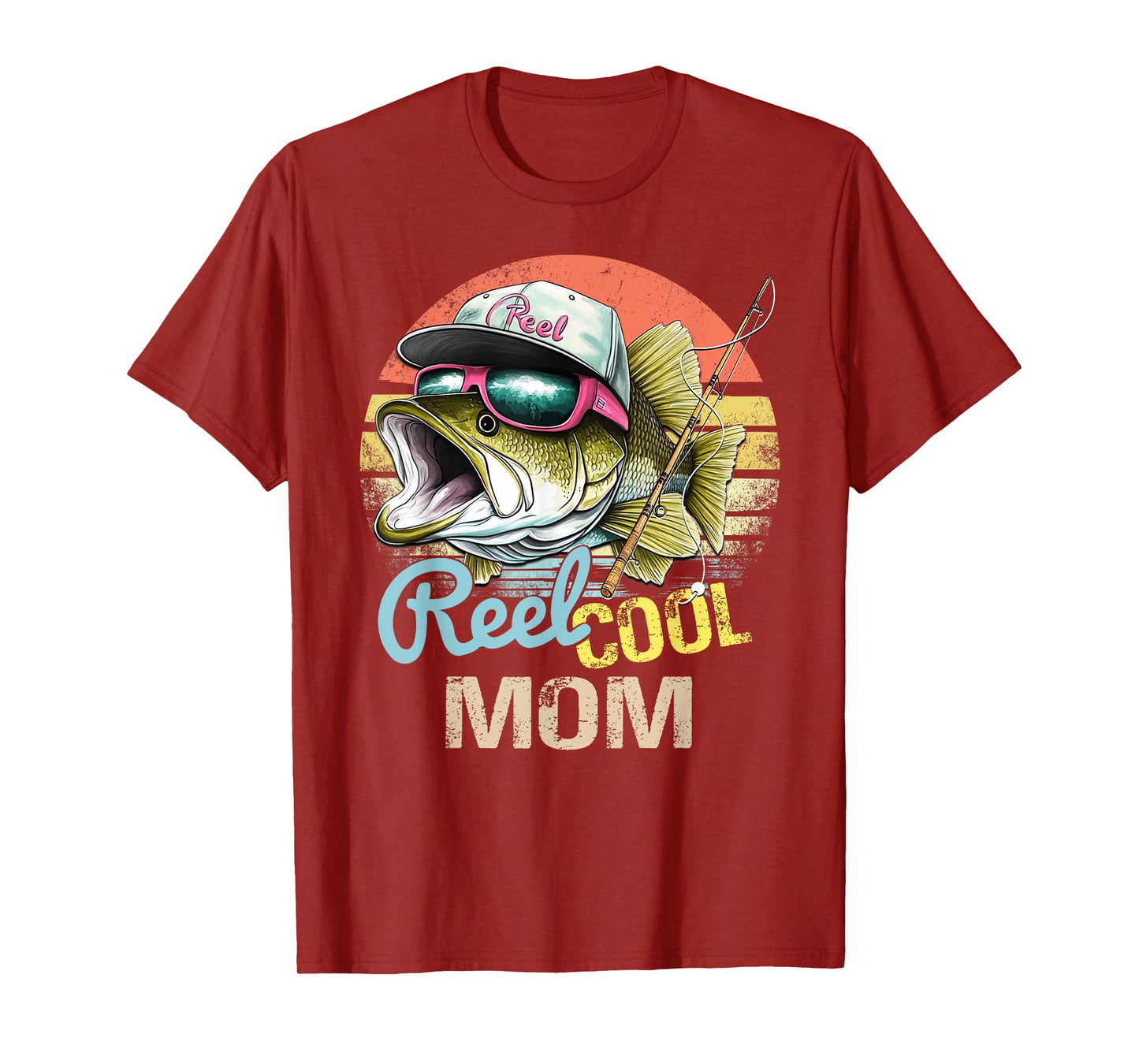 Reel Cool Mom Funny Fishing Quotes For Uncle Women T-Shirt