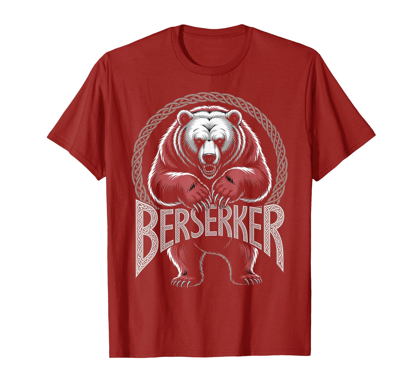 Knotwork Bear Nordic Warrior Viking Spirit Berserker T-Shirt