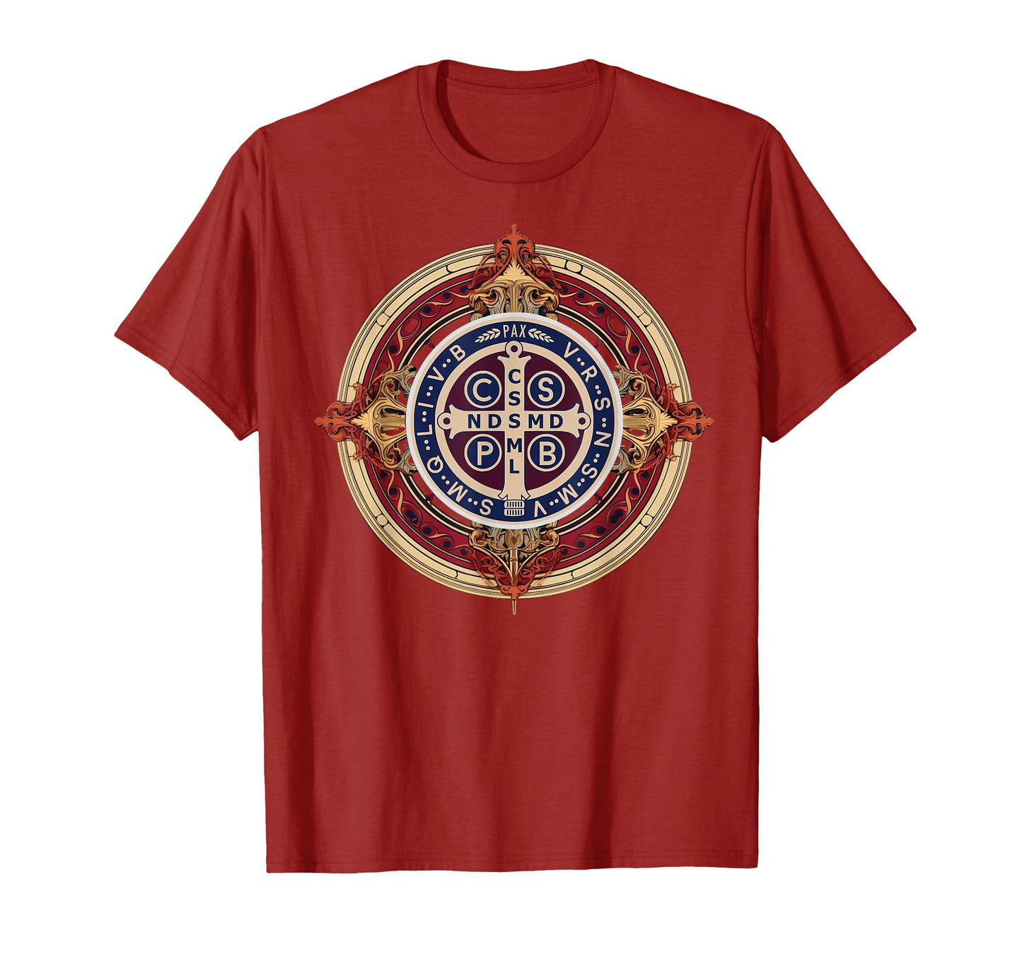 Catholic Saint Benedict Medal T-Shirt