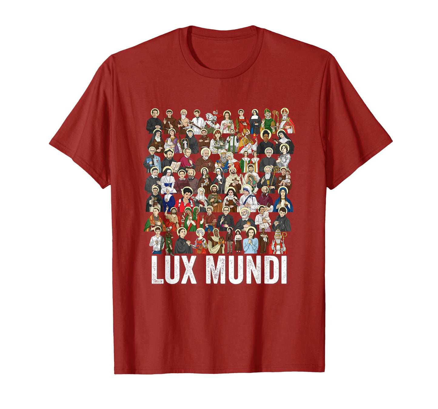 Catholic Patron Saints Latin Religious T-Shirt