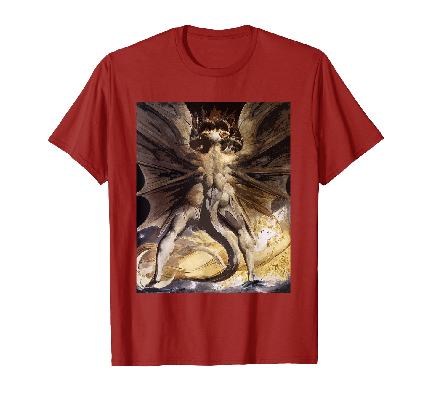The Great Red Dragon by William Blake T-Shirt
