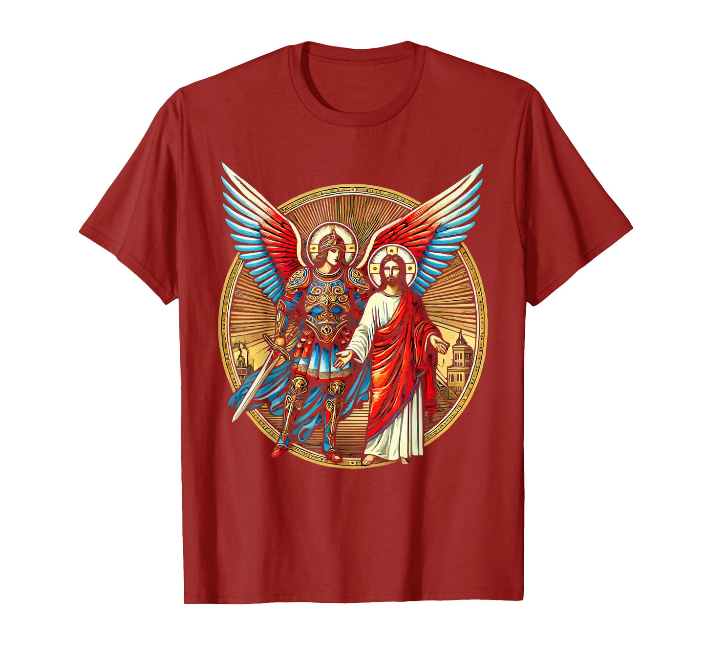 Archangel Gabriel Catholic Christianity Guardian Angel T-Shirt
