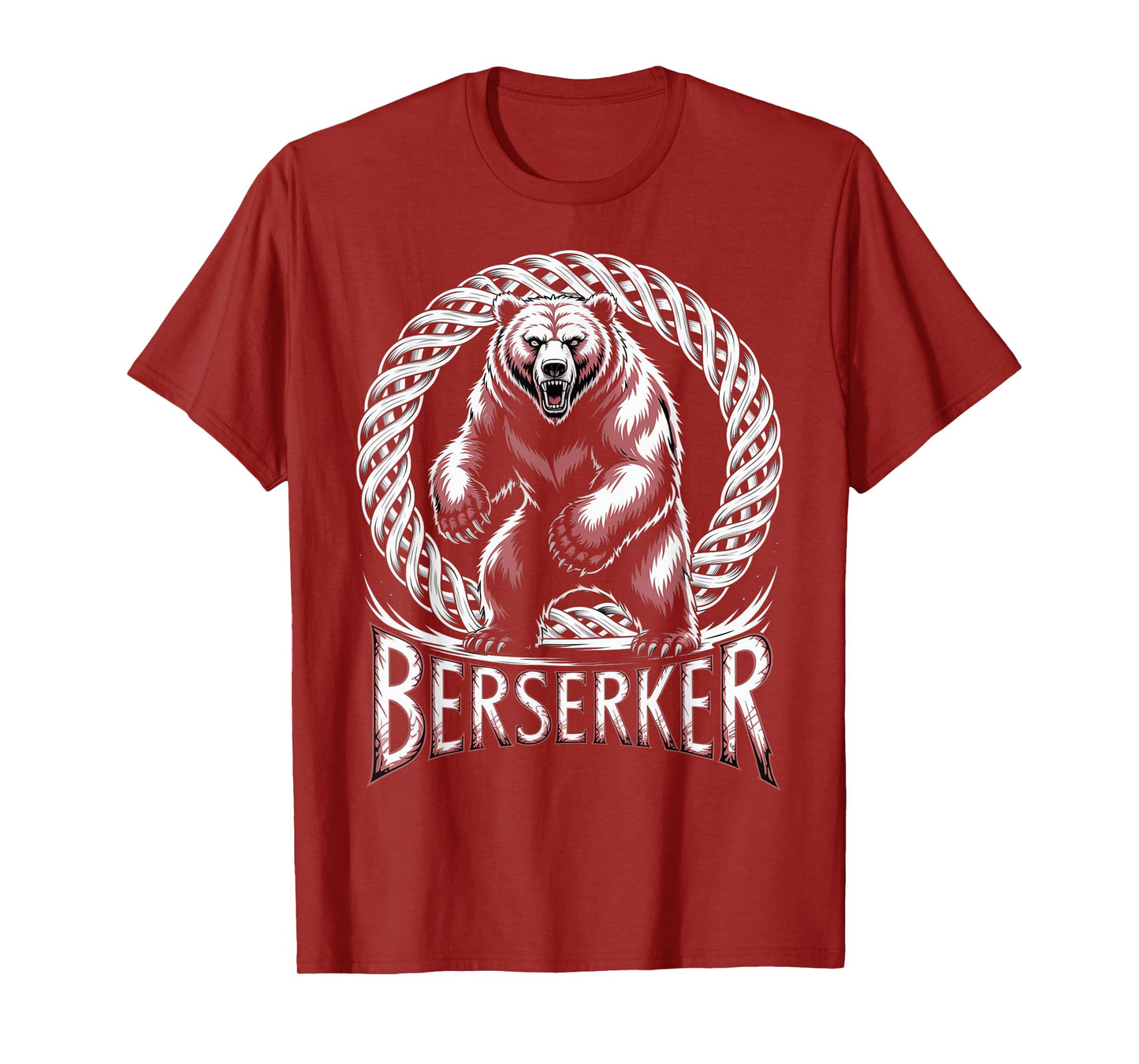 Viking Berserker Bear Norse Heritage Warrior T-Shirt