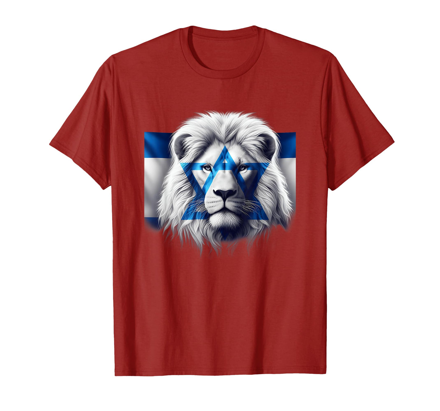 Lion Of Judah Jewish Pride Israel Flag Strength Unity T-Shirt