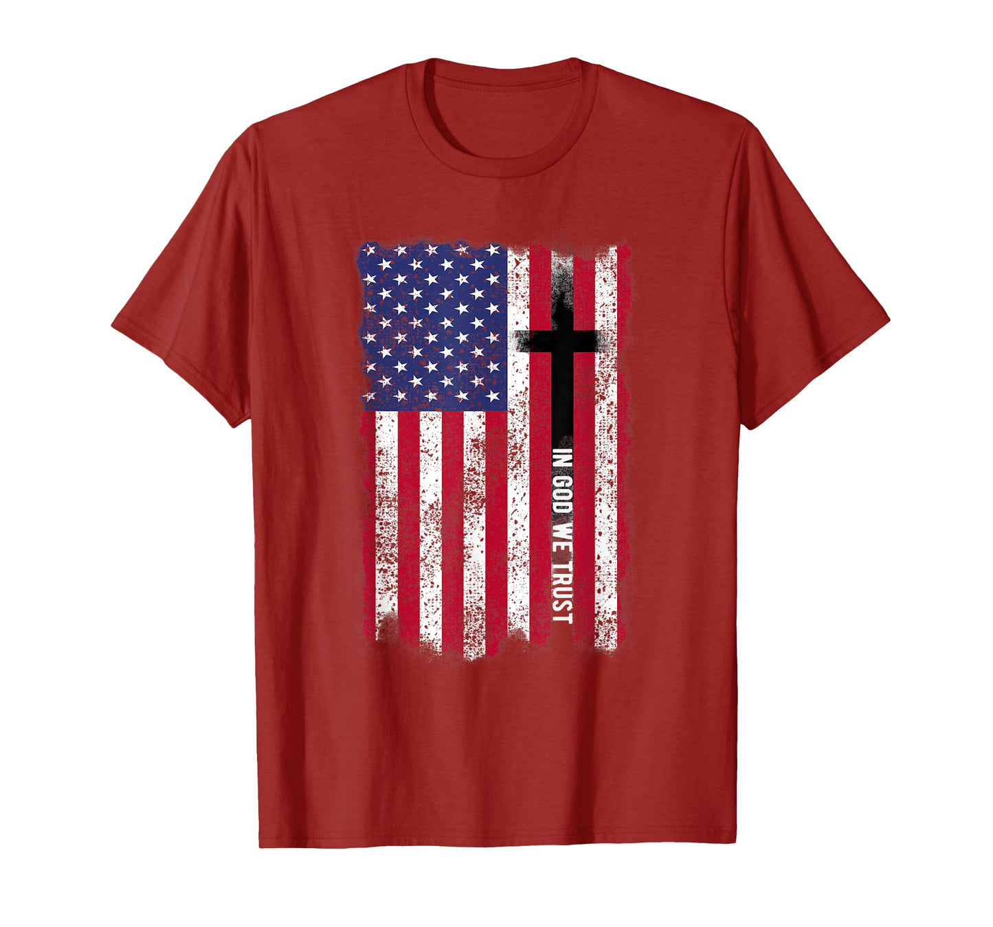 In God We Trust Shirt Patriotic Christian Religious Shirt Women Kids Men T-Shirt