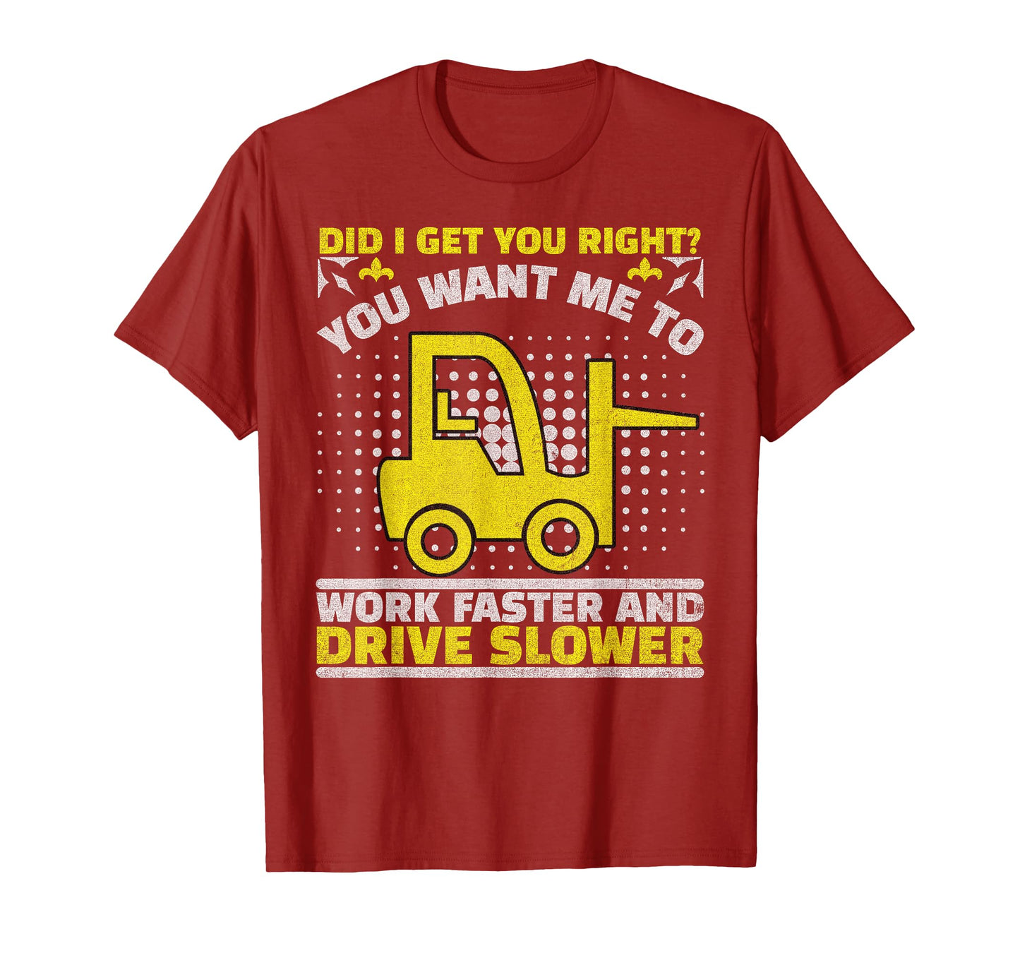 Forklift Operator Jobs & Certified Forklift Driver T-Shirt