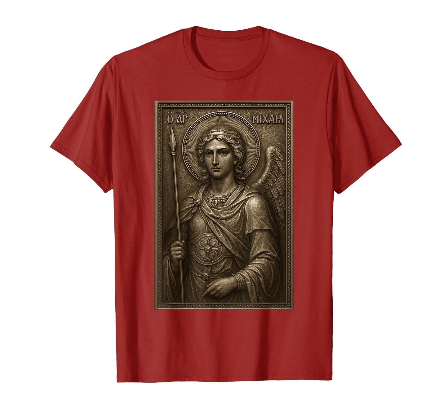 Icon of the Archangel Michael - Icons of the Holy Angels T-Shirt