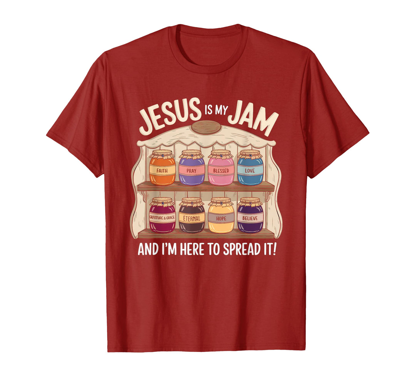 Jesus is My Jam Tshirt Men Women Christian Bible Verse T-Shirt