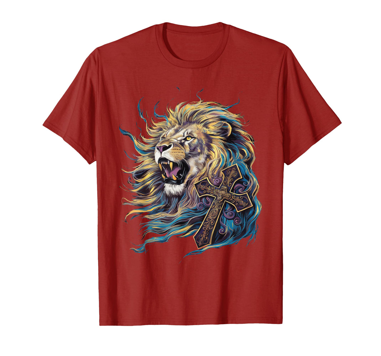Jesus Lion of Judah Christian Faith for Men and Women T-Shirt