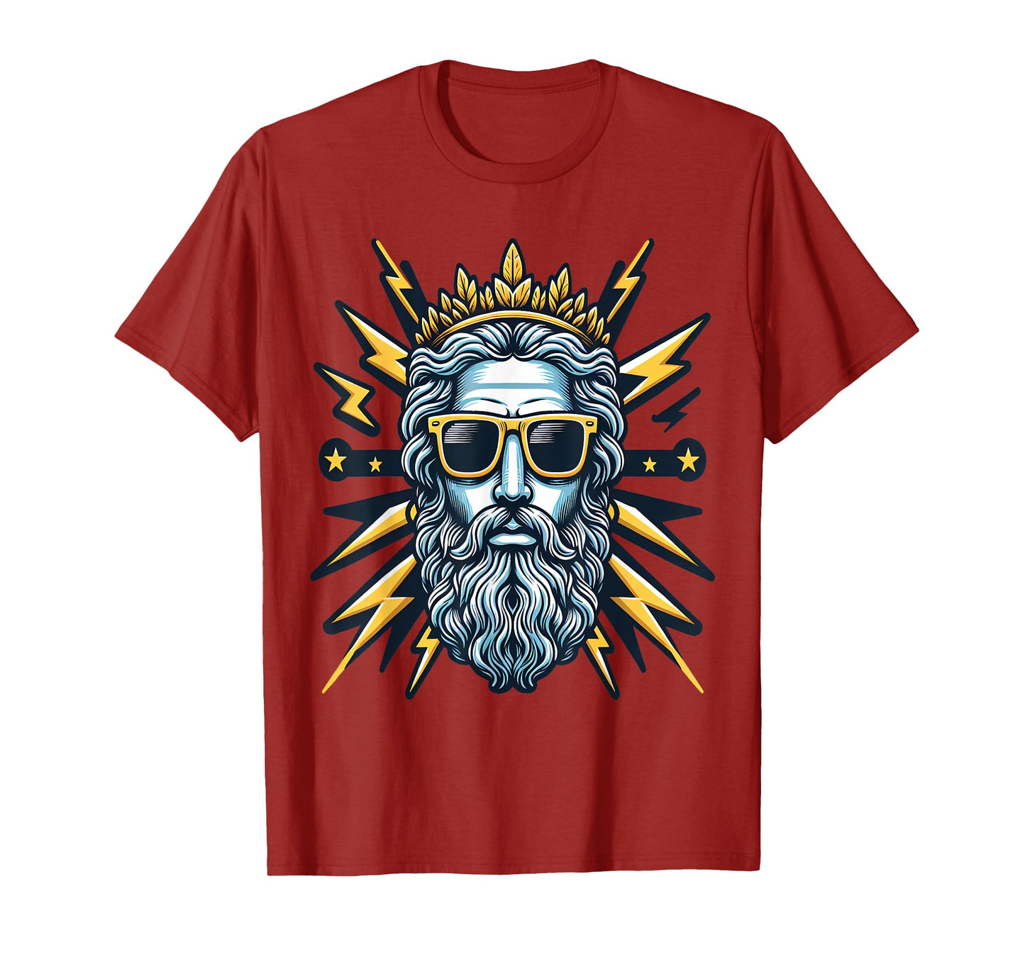 Cool Thunder God Zeus Sunglass Gangsta T-Shirt