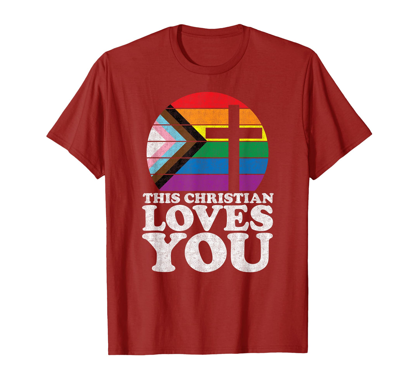 Christian Ally Pride Shirt This Christian Loves You T-Shirt
