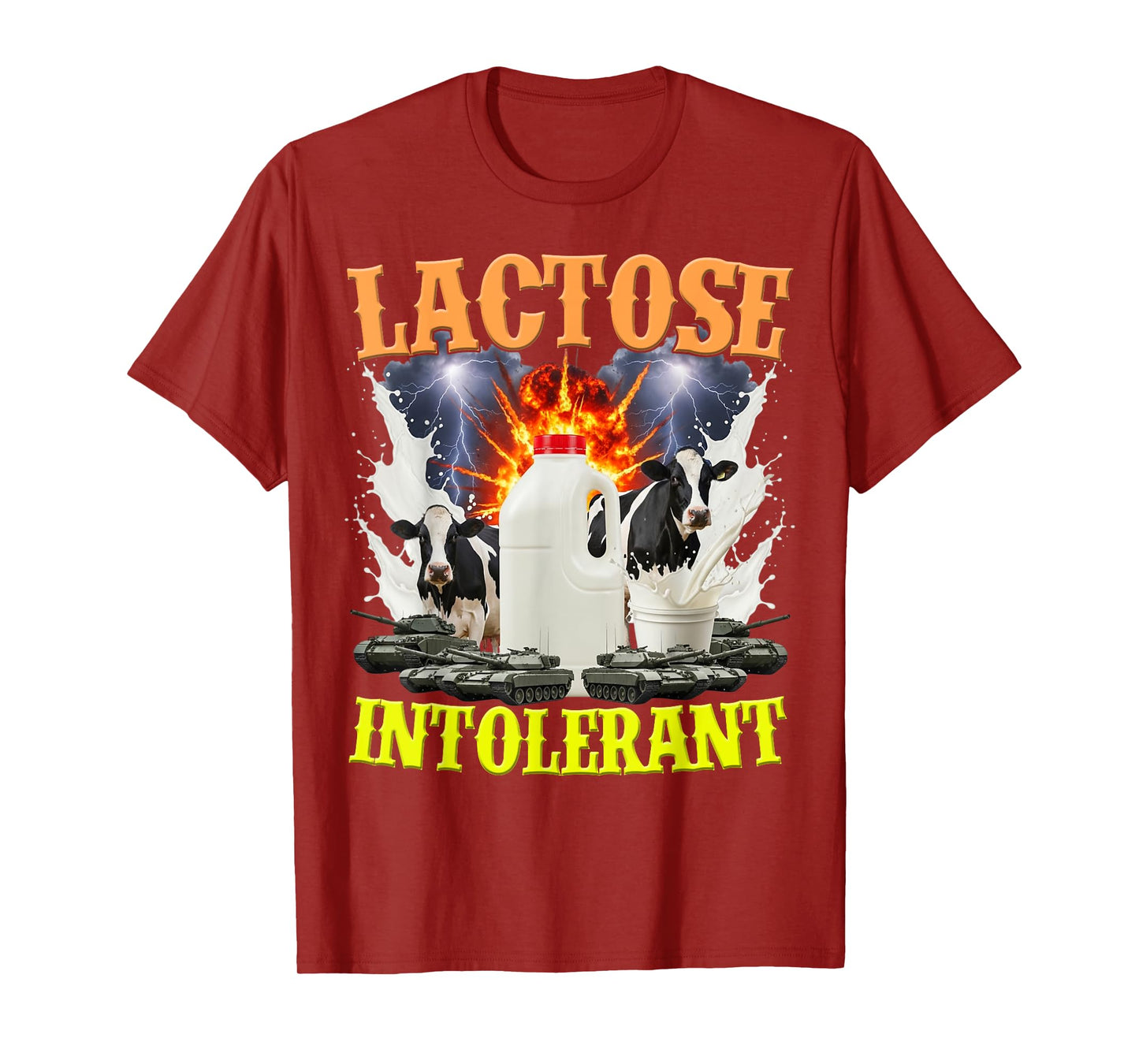Lactose Intolerant Shirt, Funny Sarcasm Oddly Specific Meme T-Shirt