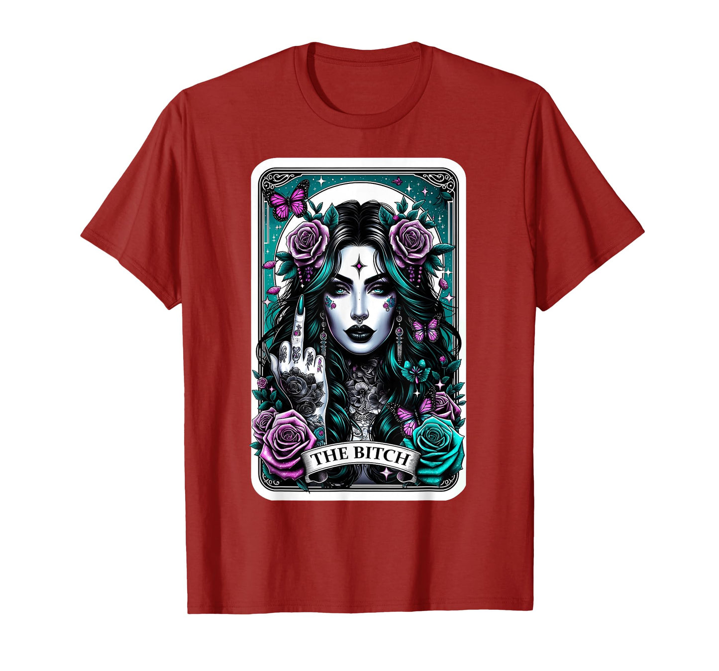 The Bitch Tarot Card T-Shirt