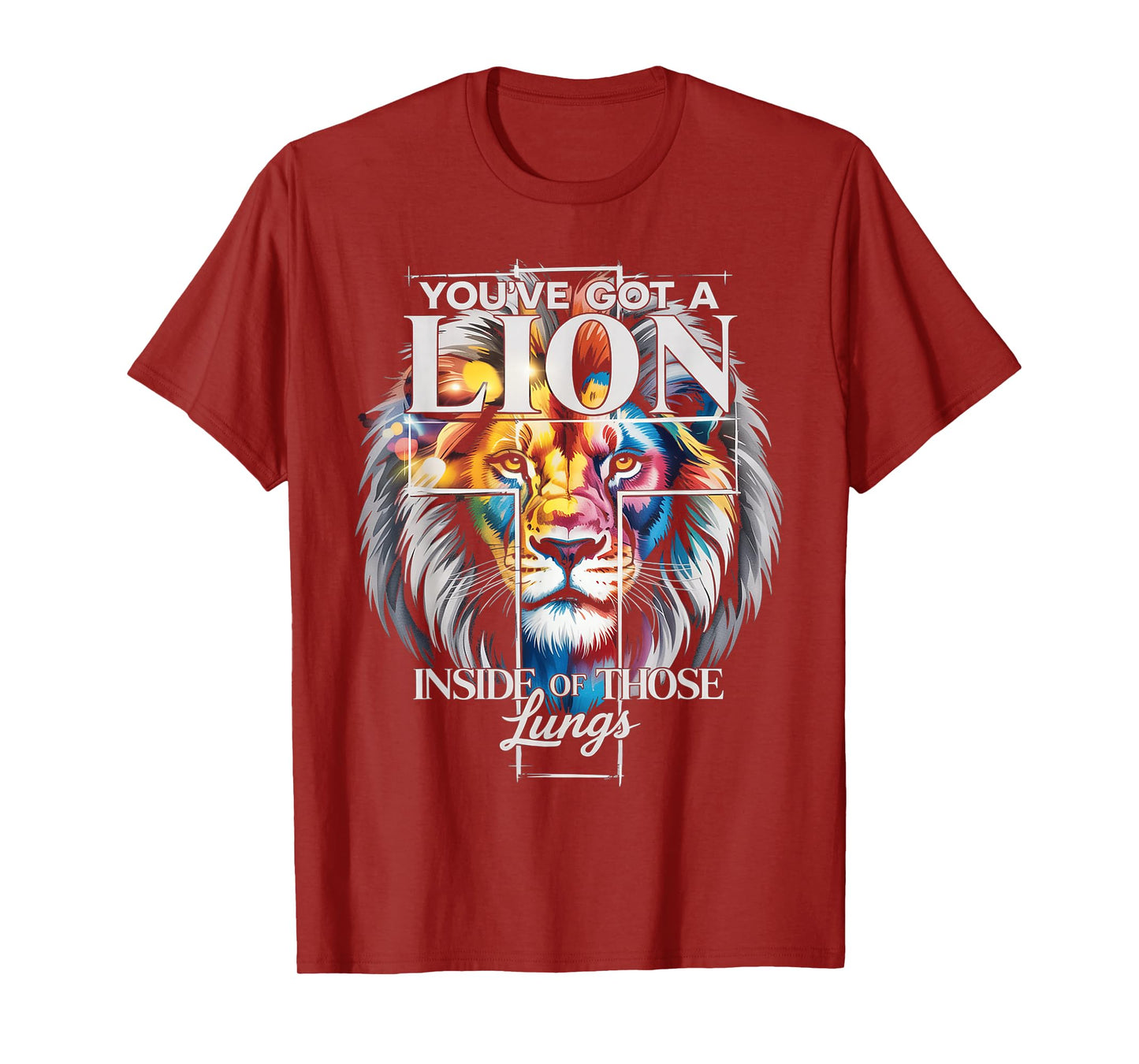 Brandon You Got a Lion Inside of Those Lungs Praise the Lord T-Shirt