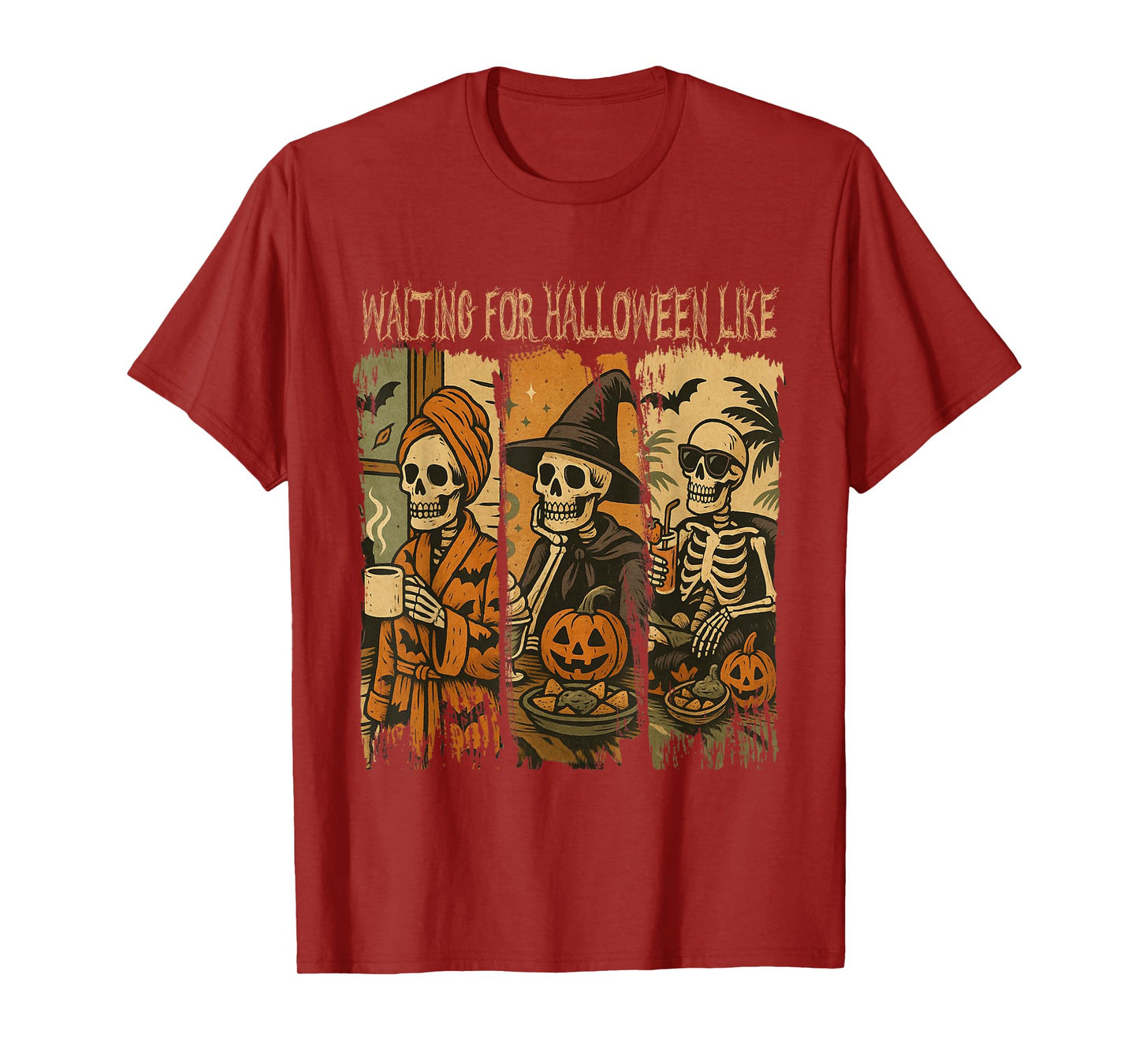 Waiting For Halloween Like Halloween countdown 2025 T-Shirt