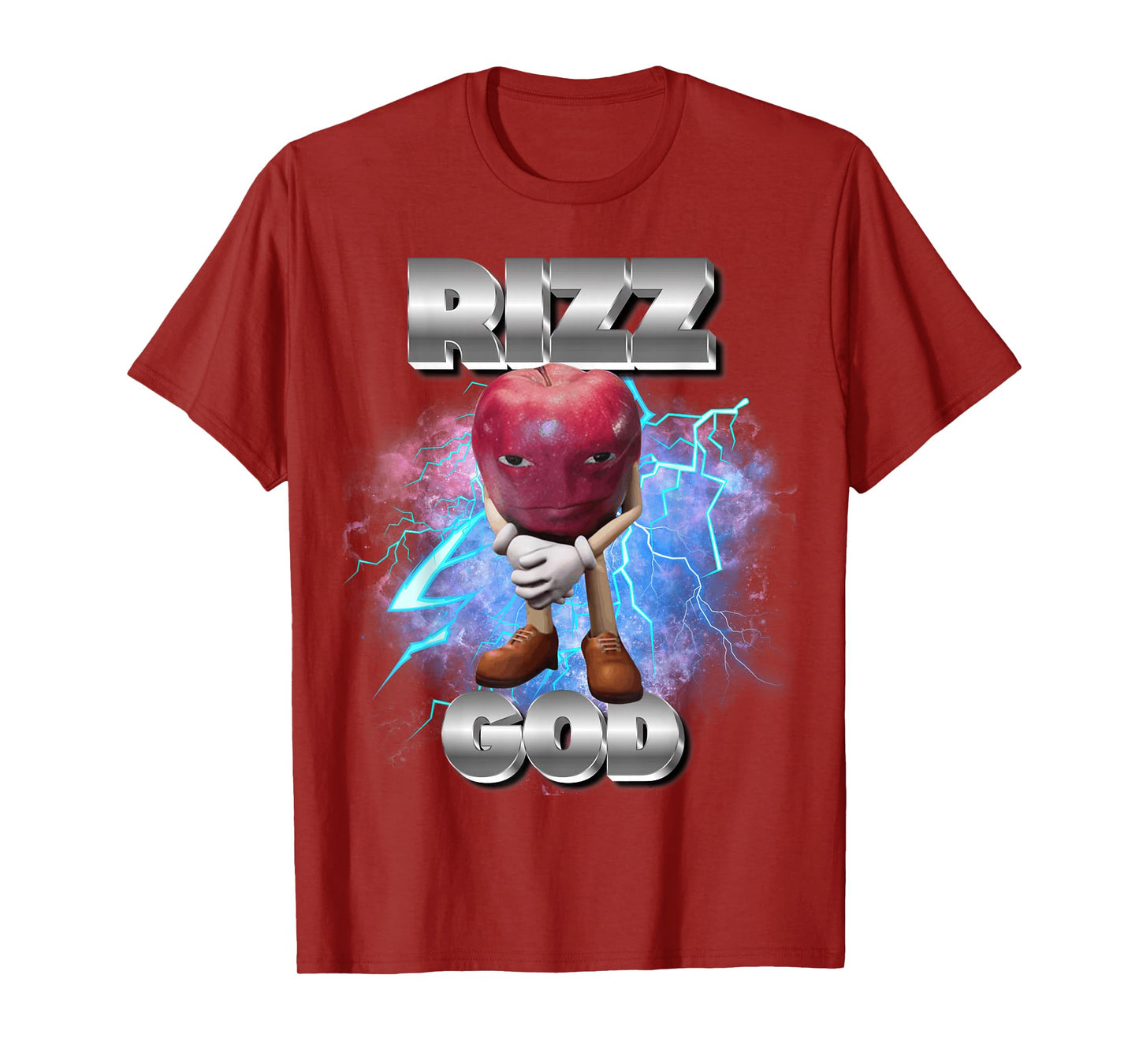 Rizz God Rizz Apple Funny Memes Internet Memes Gen-Z Memes T-Shirt