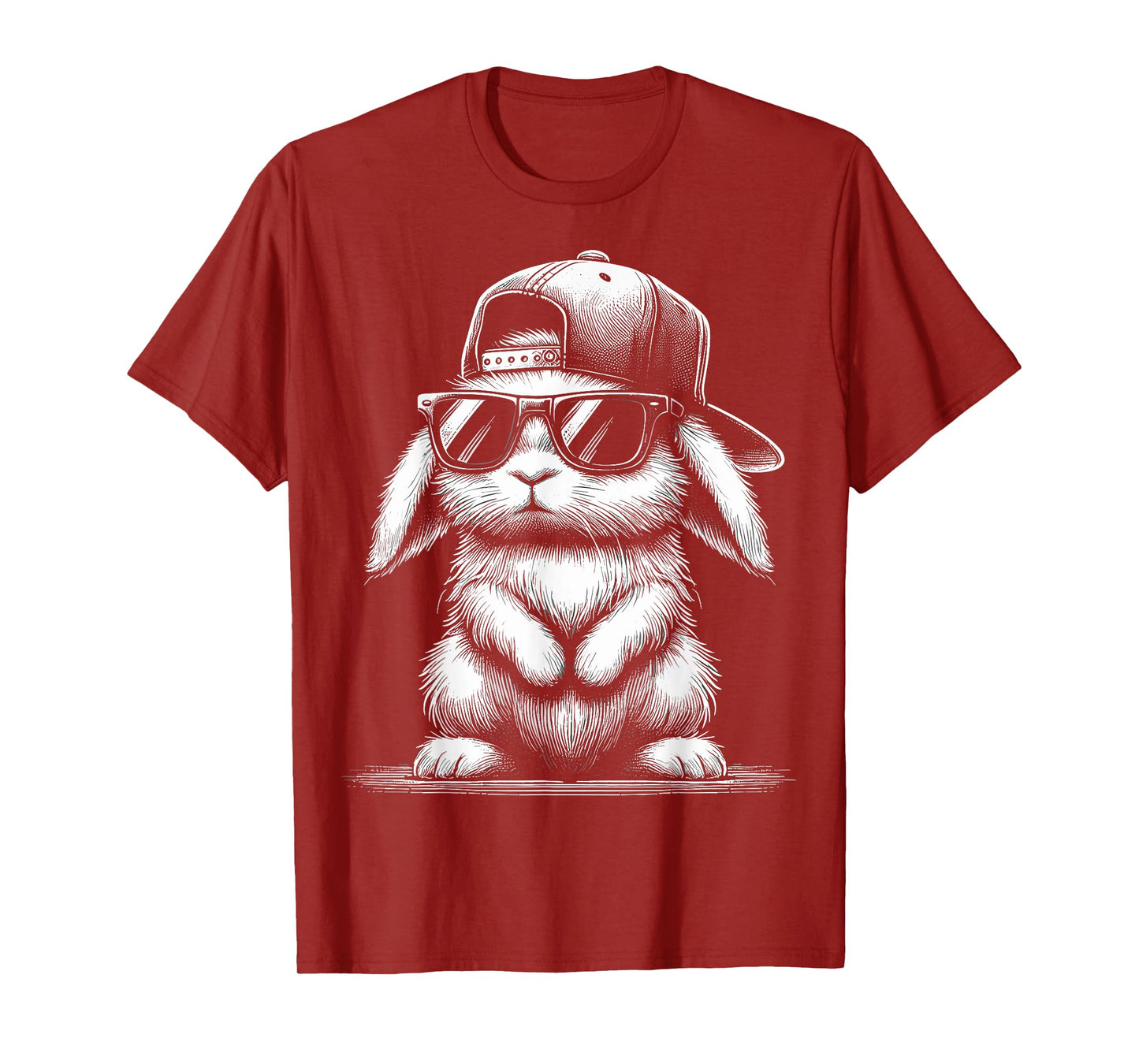Happy Easter Day Bunny Face Easter Day T-Shirt