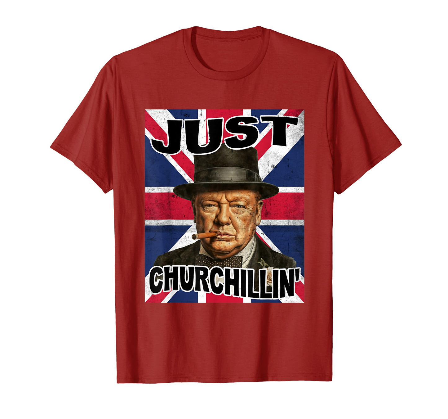 Retro Winston Churchill Shirt Costume For Kids Boys Men T-Shirt