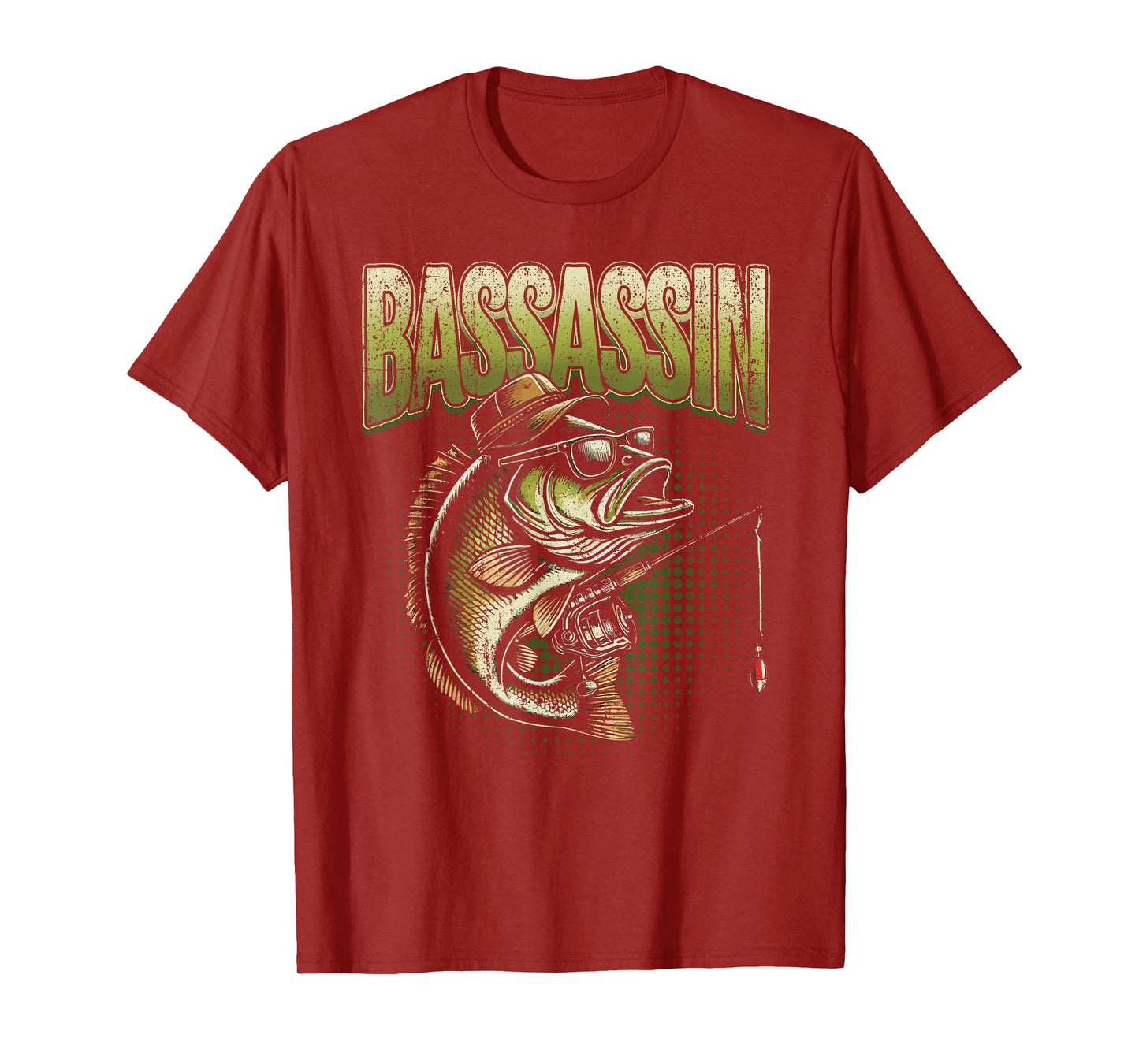 Funny Bass Fisherman Fishing meme T-Shirt