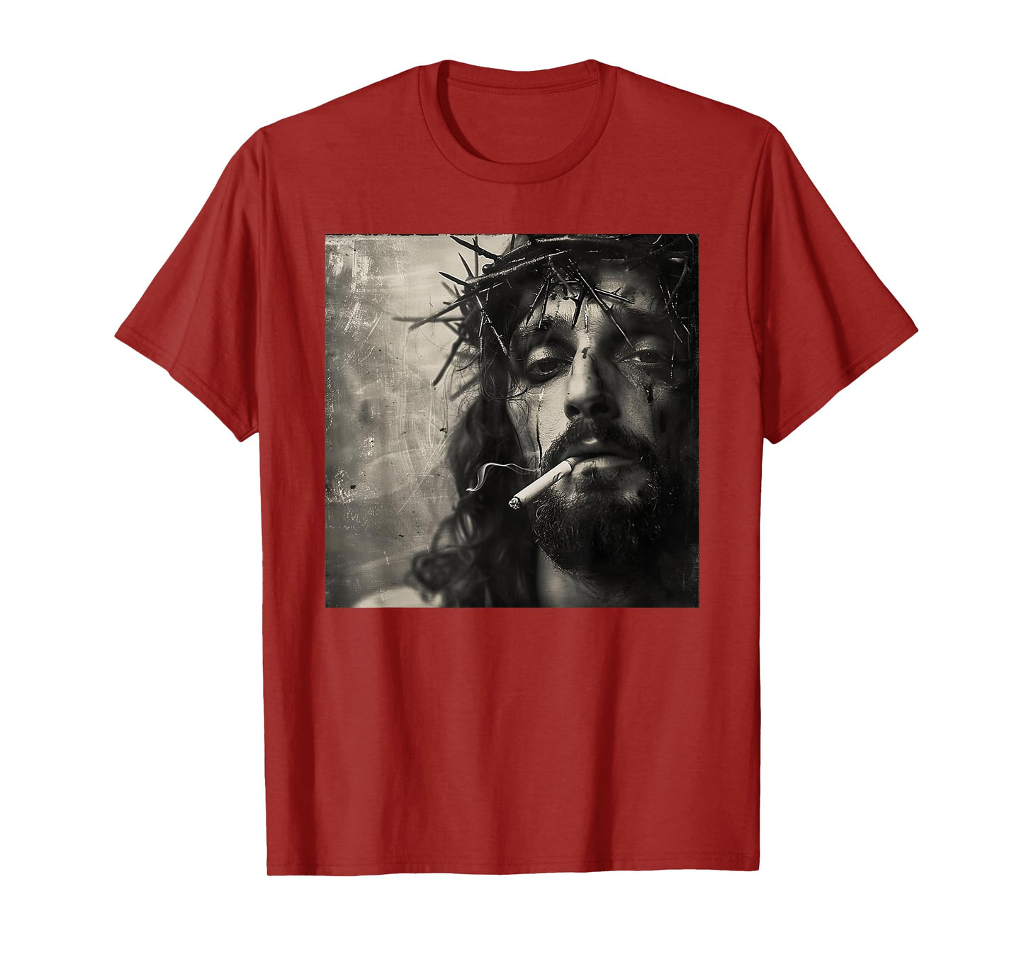 Cooler Jesus Christ Smokes, Resistance, Rebellious Jesus T-Shirt