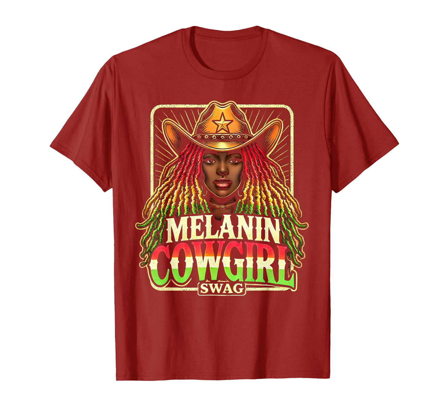 Melanin Cowgirls African American Cowgirl Swag T-Shirt