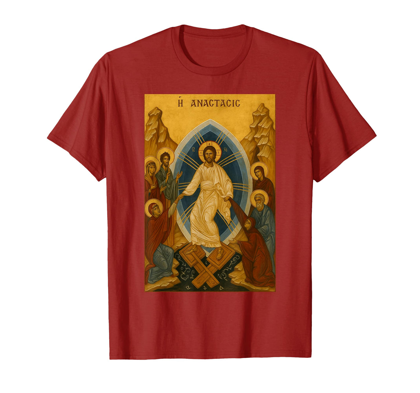 Resurrection of Jesus Christ - Christian Orthodox Icon T-Shirt