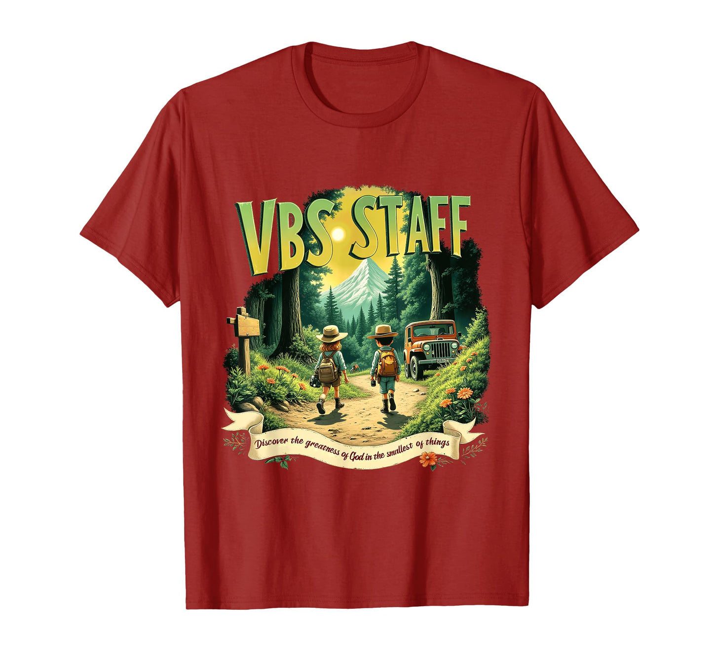 Team Adventure Magnified Smallest VBS Staff 2025 Insects T-Shirt