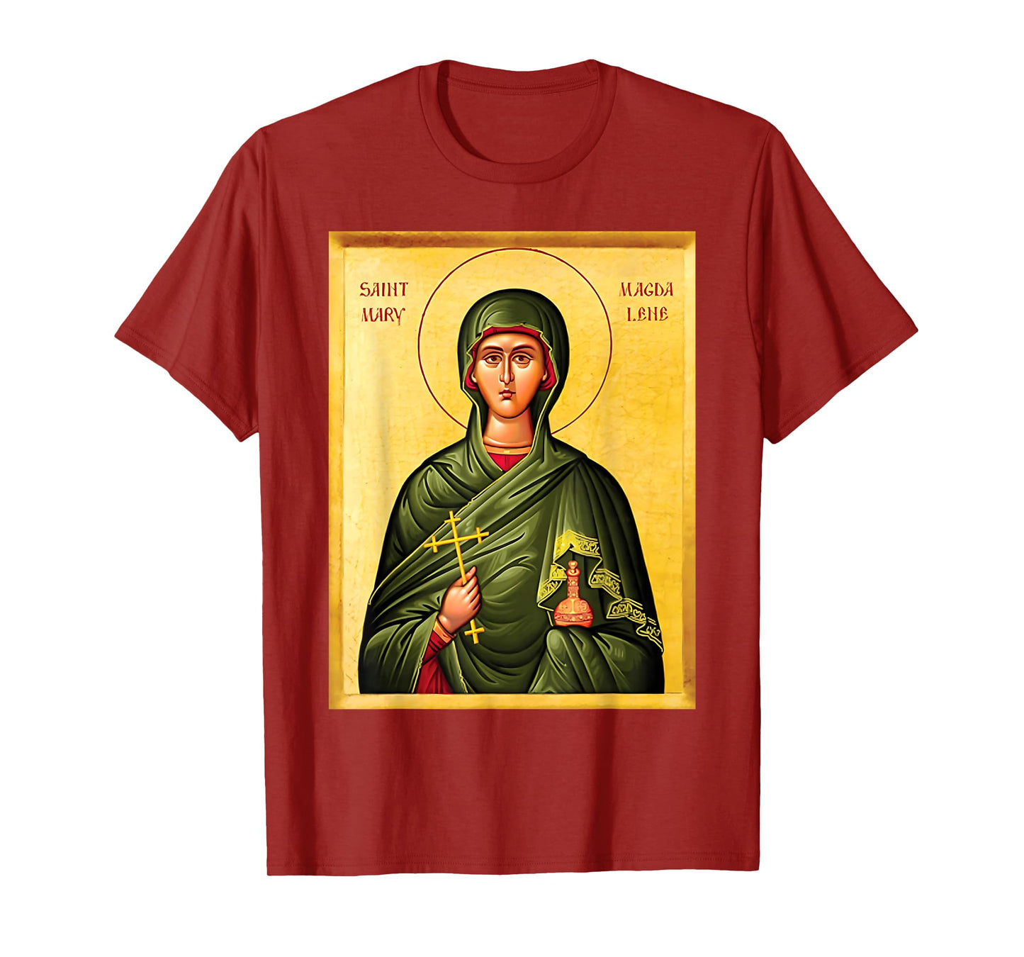 St. Mary Apostle Magdalene Eastern Orthodox Byzantine Art T-Shirt