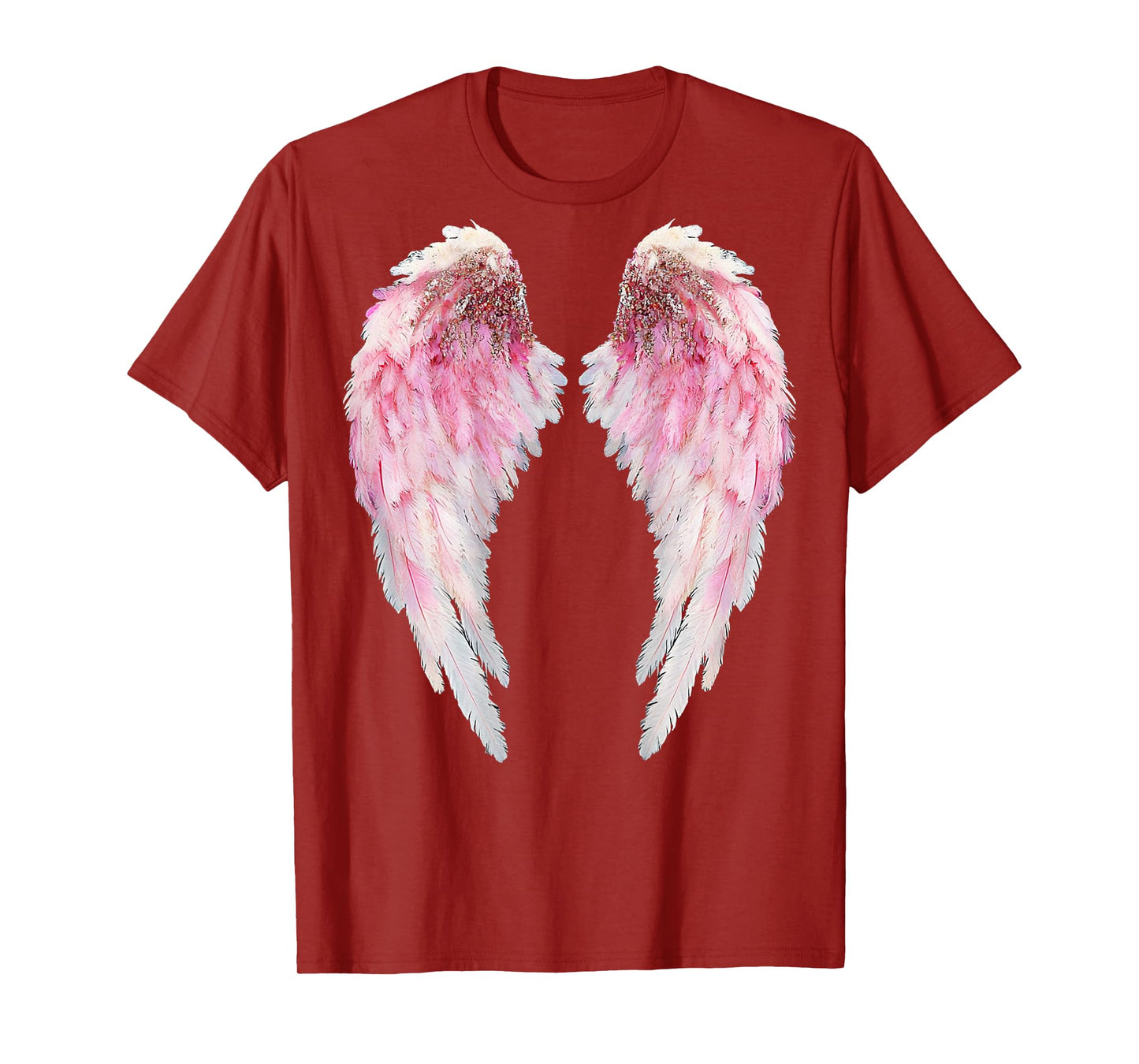 Angel Wings Pink Graphic T-Shirt