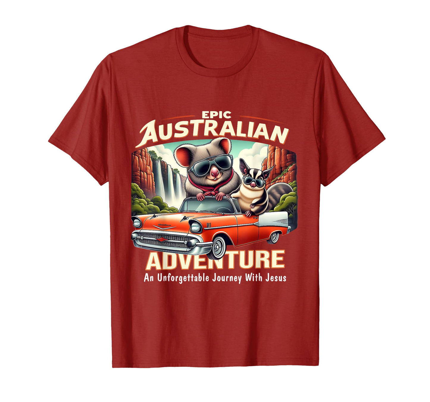 Funny Epic Australian Adventure Jesus VBS 2025 For Kids T-Shirt