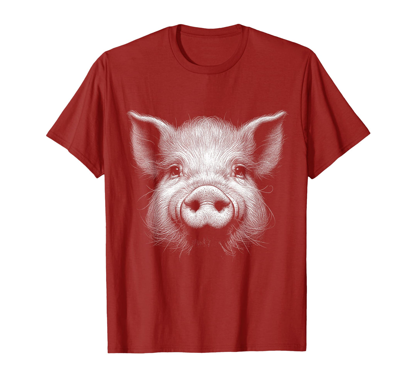 Pig Face Lover Art Design For Men And Women T-Shirt