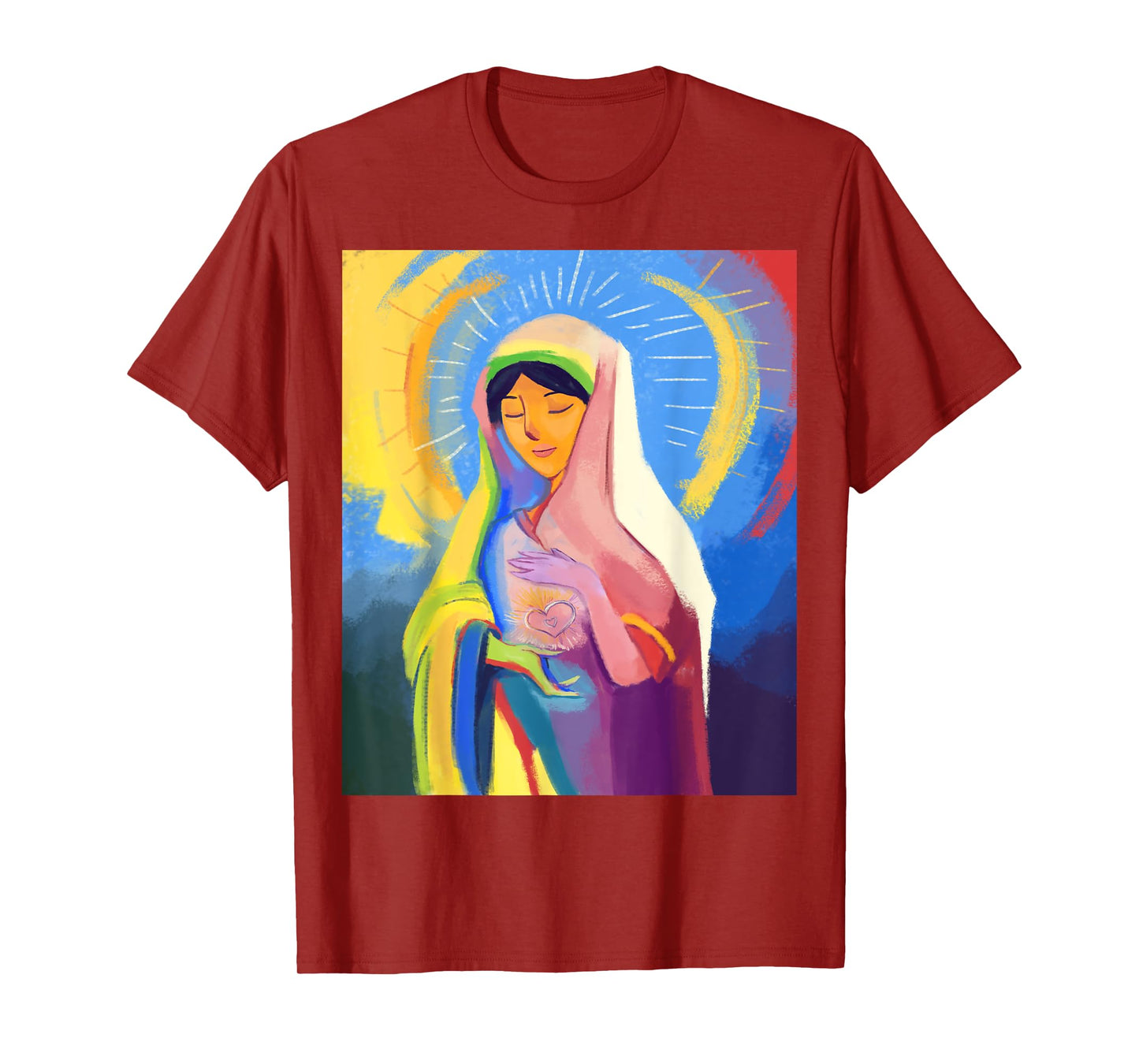 Our Blessed Mother Mary Mother Of Jesus Pro Life Catholic T-Shirt