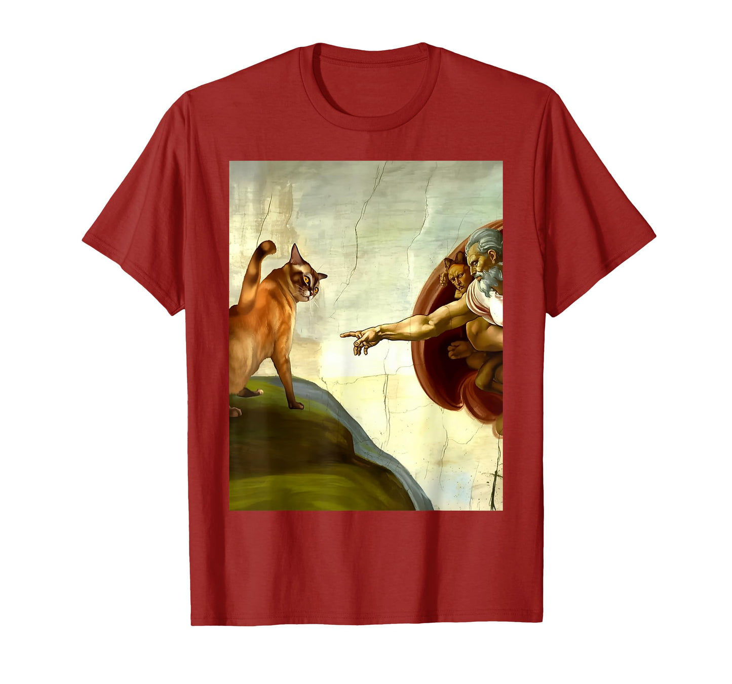 Funny Cat Lovers Creation Parody T-Shirt