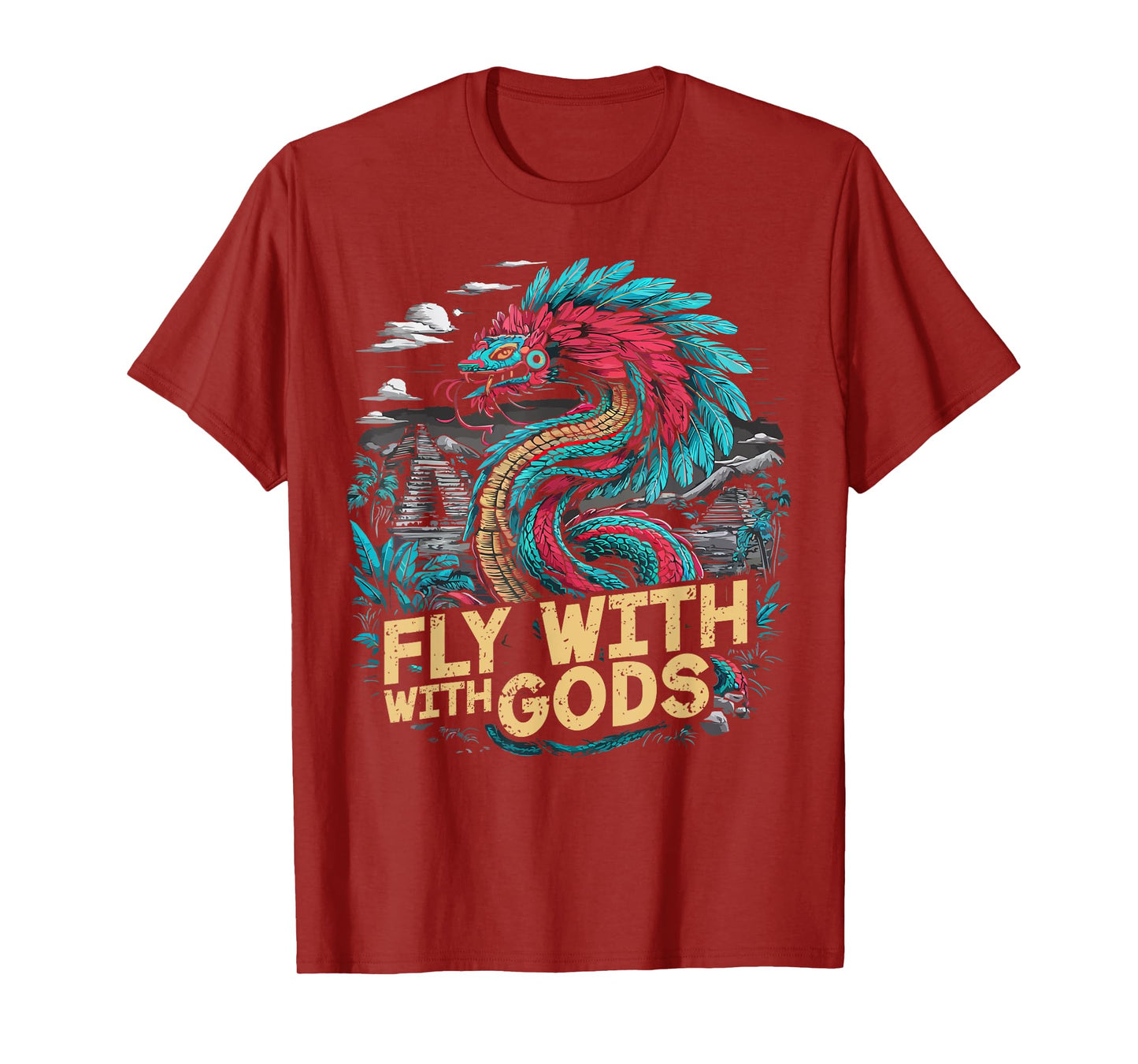 Aztec God Aztec Culture Mayan Indigenous Quetzalcoatl T-Shirt
